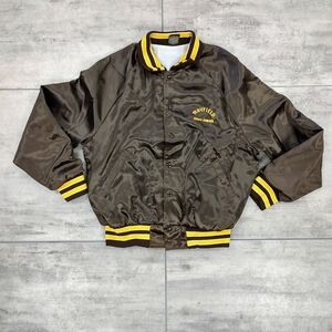 Vintage Mayfield Farms Aristo Jac Button Up Windbreaker Bomber Jacket Medium